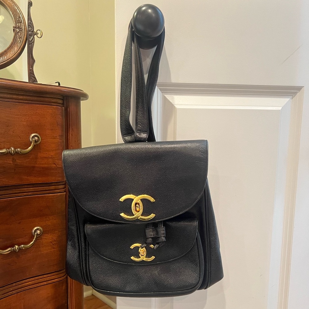 Chanel backpack style bag